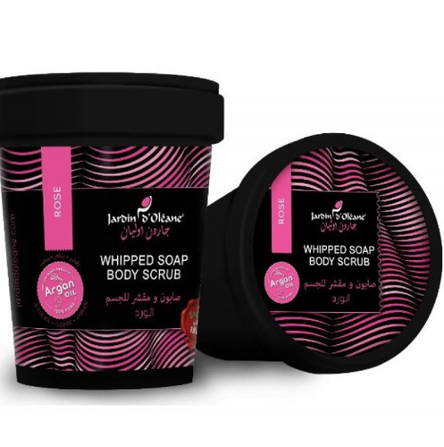 Jardin D Oleane Wipped Soap Body Scrub Rose -500g
