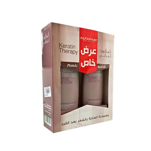 كيراتين ثيرابى عبوه ترويجيه شامبو+بلسم