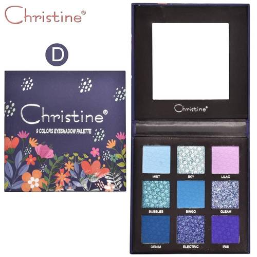 Christine 9 Color Eyeshadow-NO.D