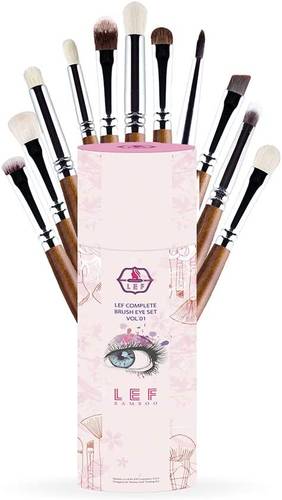 lef cosmetics Complete Brush Eye Set-VOL 01 brown