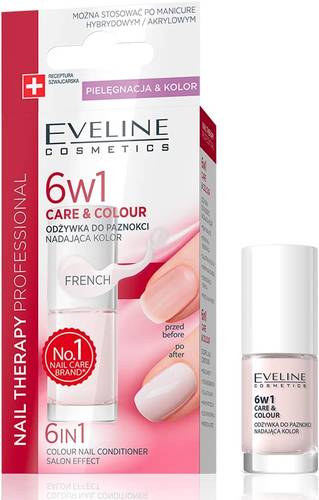 Eveline Care And Colour French 6 In 1 Nail Therapy