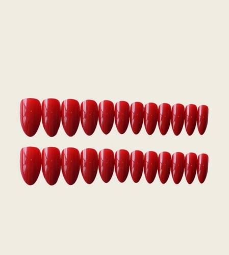 Jellys 100 Nail Tipes-Red