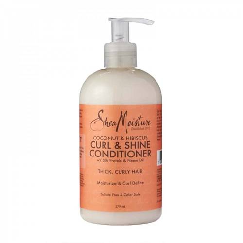 SheaMoisture, Curl & Shine Conditioner, Coconut & Hibiscus, 13 fl oz (384 ml)