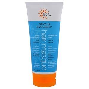 Earth Science Deep Conditioning Hair Masque Olive & Avocado-170 g