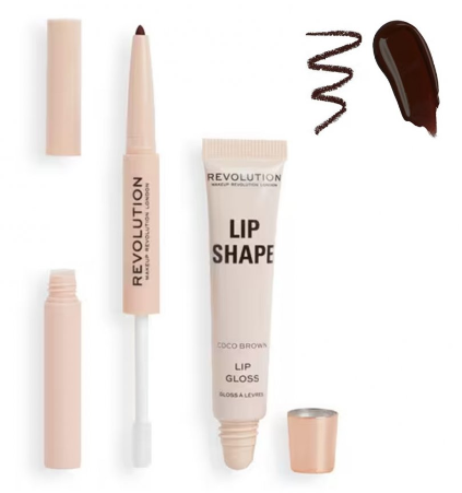 Revolution Lip Shape Kit-Coco Brown