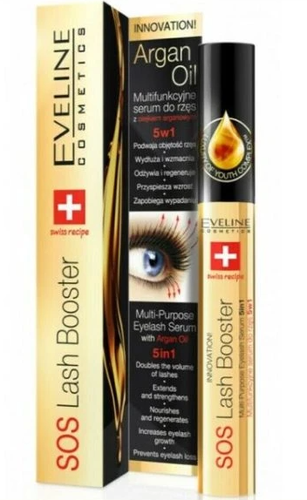 EVELINE 5-In-1 Argan Oil Eyelash Serum Clear