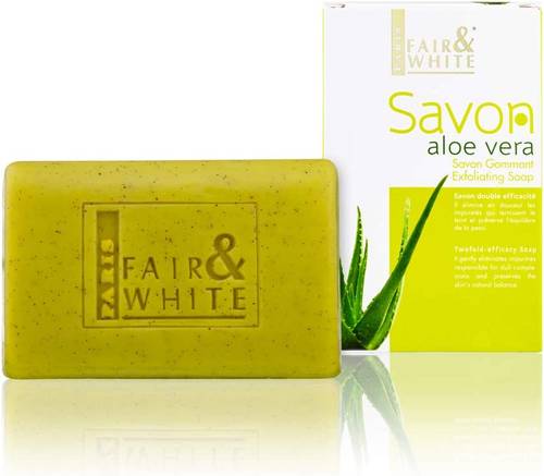 Fair & White Savon Aloe Vera Exfoliating Soap-200g