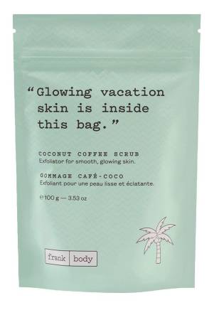 FRANK BODY Coconut Coffee Scrub 100g 