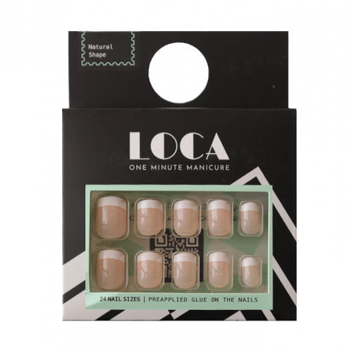 Loca Press On Nails French Natural Shape-20