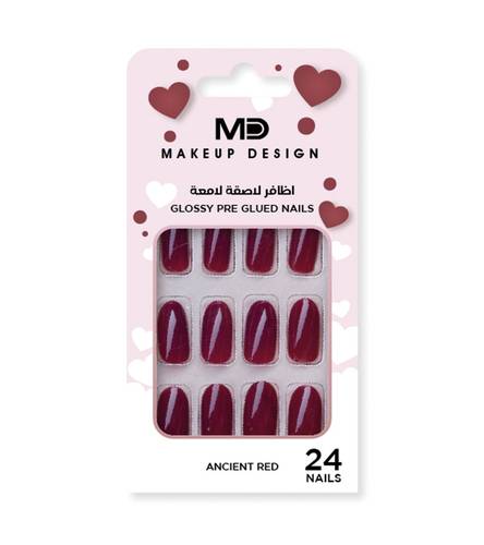 MD Glossy Pre Glued Nails-NG16