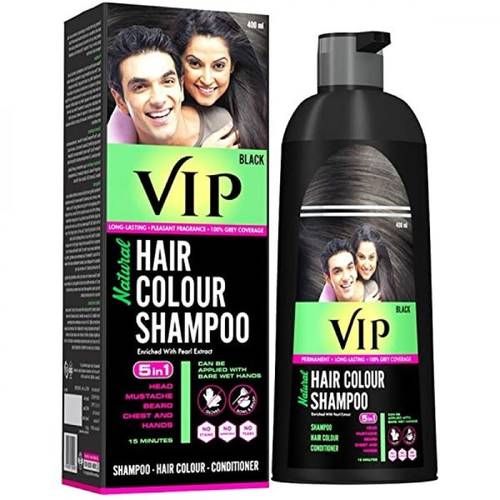 vip color shampoo-black
