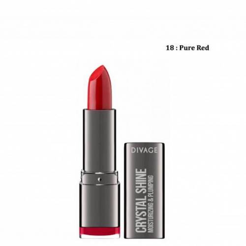 CRYSTAL SHINE GLOSSY LIPSTICK 18 Pure Red