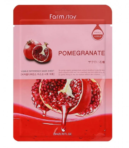 Farm Stay Mask Sheet Pomegranate