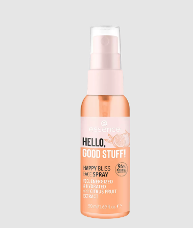 essence hello good stuff happy bliss face spray