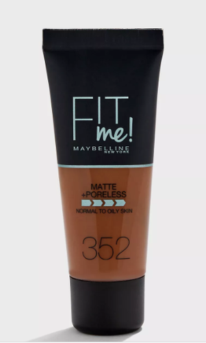 Maybelline Fit Me Matte & Poreless Foundation 352 truffle cacao