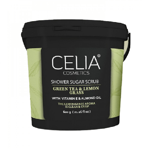 Green tea and lemongrass scrub