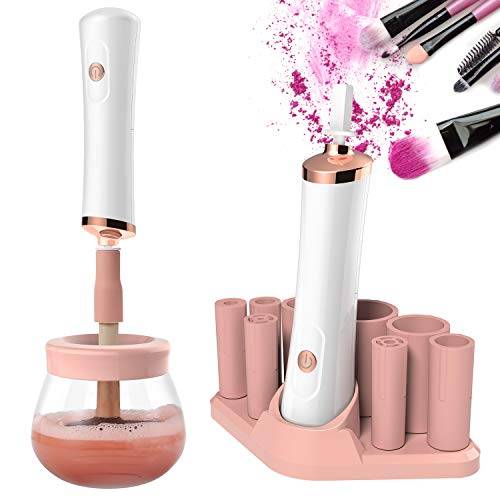 اداة تنظيف فرش مكياج كهربائية من اوريتي سريعة للغاية-وردي