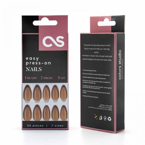 Colors Studio Nails Adhesive artificial 28 Pieces-NT22