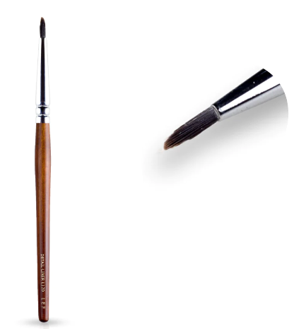 Lef Eyebrow Brush & Eye Liner-L120