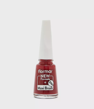  Flormar Classic Nail Enamel With New Improved Formula & Thicker Brush-426 Red Love