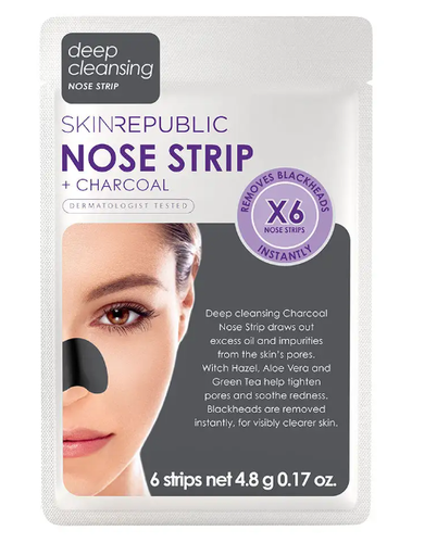 Skin Republic Charcoal Nose Strip-6pairs