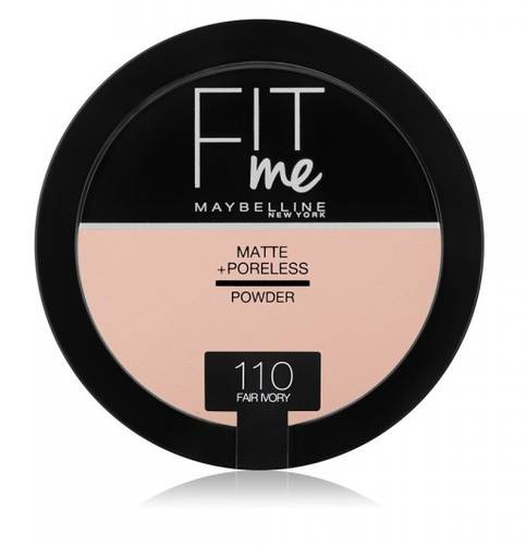  110 Fair Ivory Powder Matte  Poreless Maybelline