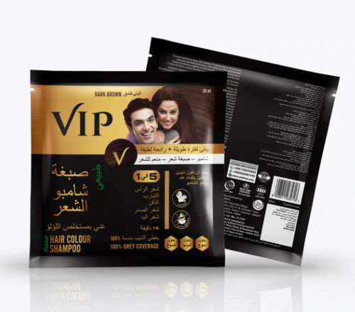 vip color shampoo-dark brown-20ml