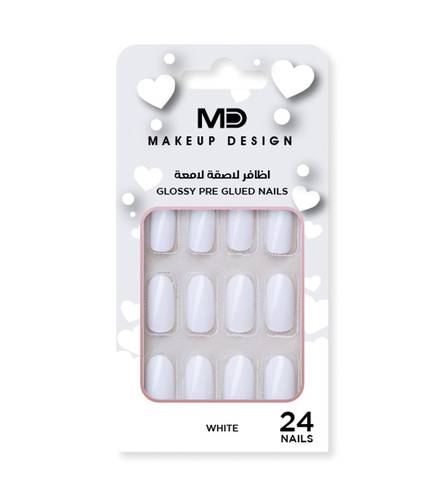 MD Glossy Pre Glued Nails-NG19
