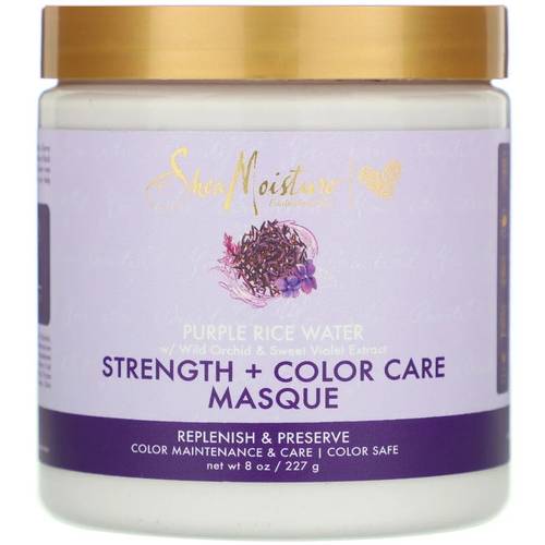 SHEA MOISTURE PURPLE RICE WATER STRENGTH & COLOR CARE MASQUE