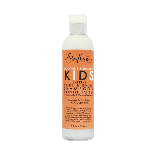Shea Moisture Coconut & Hibiscus 2-in-1 Shampoo and Conditioner for Kids-236 ml