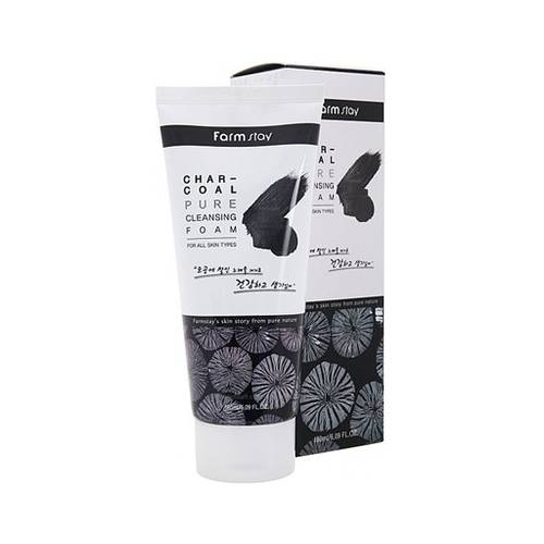 Farm stay charcoal pure cleaning foam