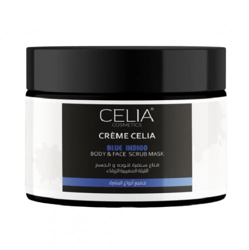 Celia Cosmetics Blue Indigo Body & Face Scrub Mask - 500ml