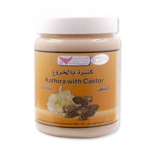 Kuwait Shop Kathira with castor for hair-500g