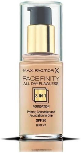  3in1 Flawless Liquid Foundation-47 Nude 
