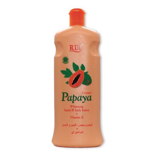 RDL Papaya Extract Whitening Lotion for Hand and Body, 600 ml.
