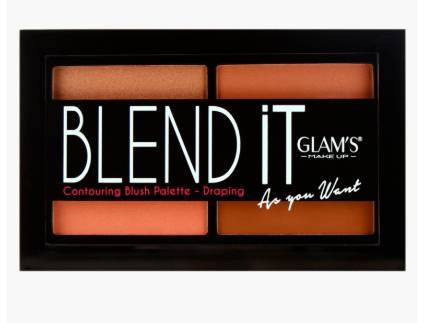 Glam's Makeup Blend It Contouring Draping Blush Palette