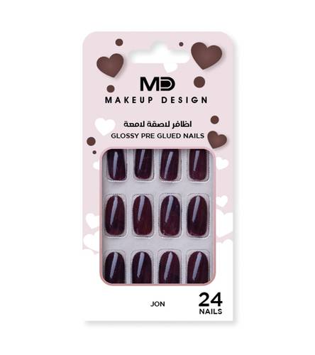 MD Glossy Pre Glued Nails-NG11