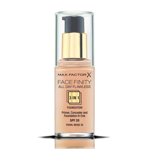  3in1 Flawless Liquid Foundation-35 Pearl Beige 