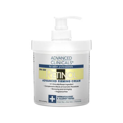 Advanced Clinicals Retinol Advanced Firming Cream-454g