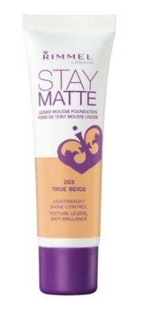 Rimmel Stay Matte Liquid Mousse Foundation 203 True Beige