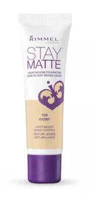 STAY MATTE LIQUID MOUSSE FOUNDATION 100 ivory