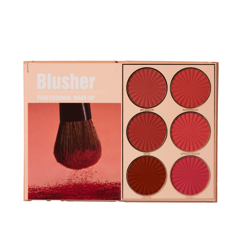 Christine 3 in 1 palette notebook eye shadow + highlighter + blush CH-K2116
