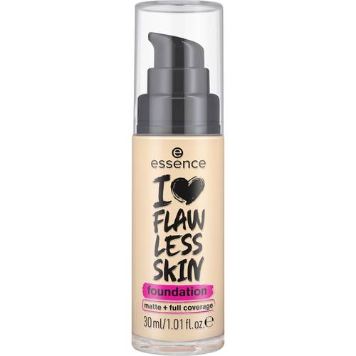 Essence I Love Flaw Less Skin Foundation Matt + Full Coverage-20