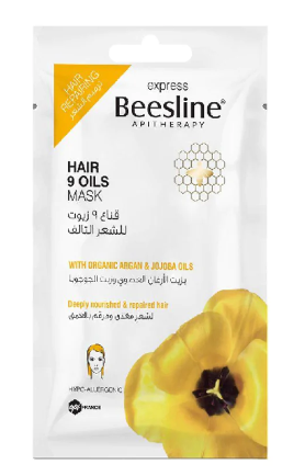 Beesline Express mask 9 for damaged hair oils