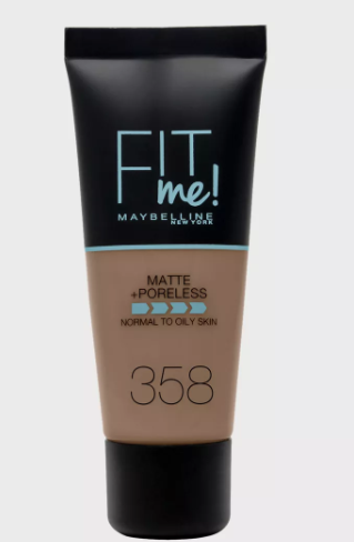 Maybelline Fit Me Matte & Poreless Foundation 358 latte