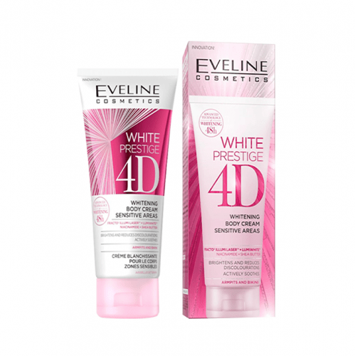 Eveline White Prestige 4D Whitening Sensitive Areas Cream - 100ml