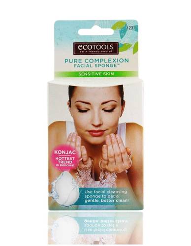 EcoTools Pure Complexion Facial Sponge - Sensitive Skin - White