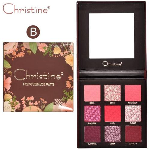 Christine 9 Color Eyeshadow-NO.B