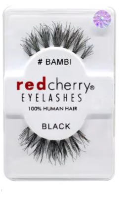 RED CHERRY FALSE EYELASHES-BAMBI