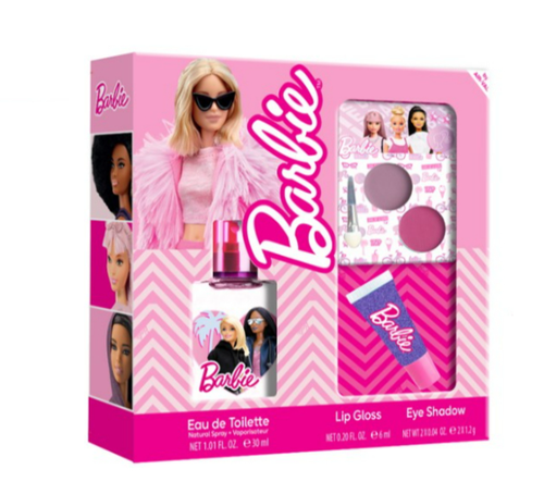 Disney Barbie Set Edt (30 ml)+ Lip Gloss & Eye Shadow